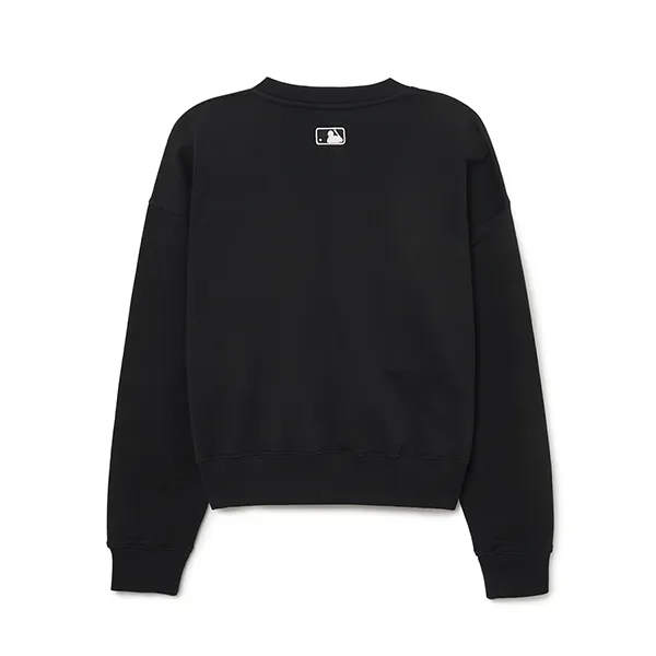 Áo Nỉ Sweater Nữ MLB Varsity Crop New York Yankees 3FMTV0234-50BKS Màu Đen - Thời trang - Vua Hàng Hiệu