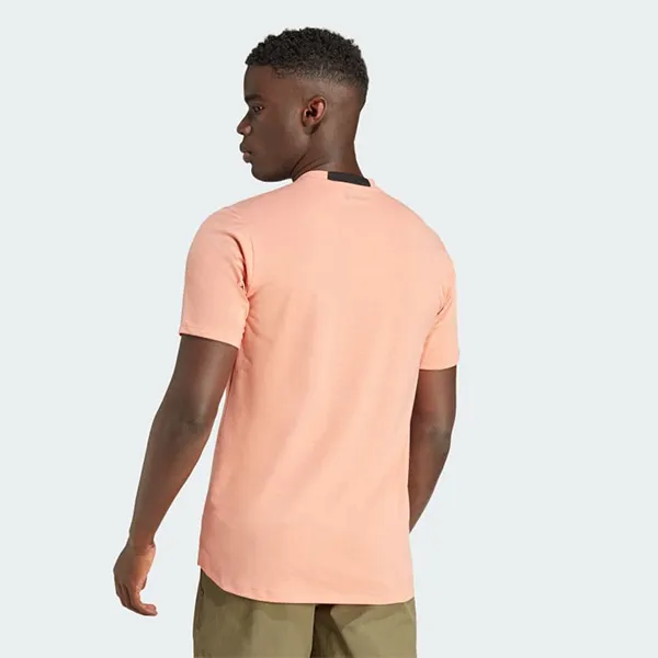 Áo Phông Nam Adidas Designed For Training Tshirt IL1443 Màu Hồng Cam