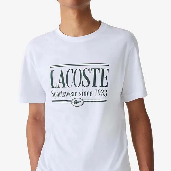 Áo Phông Nam Lacoste 1933 Knit Tshirt TH0322 51 001 Màu Trắng Size 5 - Thời trang - Vua Hàng Hiệu