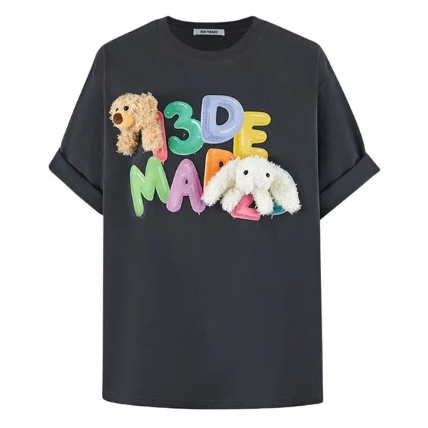 Áo Phông Nữ 13 De Marzo Black Doozoo Balloon Forest River Tshirt FR0408-0190 Màu Đen Size S