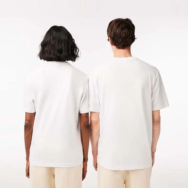 Áo Phông Unisex Lacoste Exclusively For Members - The 90th Anniversary Collector TShirt TH2362 51 001 Màu Trắng Size S