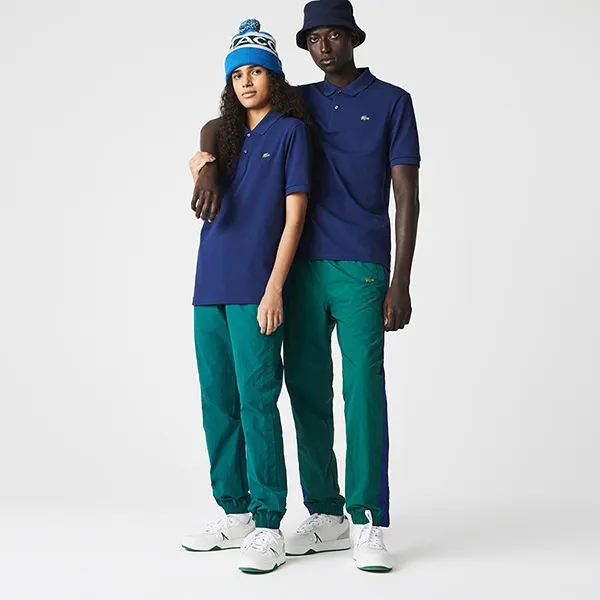 Áo Polo Lacoste Live Standard Fit Stretch Cotton Piqué Polo Shirt PH9161 - 78X Màu Xanh Navy Size M