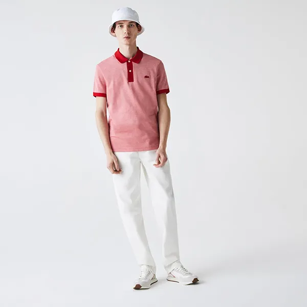 Áo Polo Lacoste Men's Short Sleeve Polo PH0059 R42 Màu Đỏ Size 2
