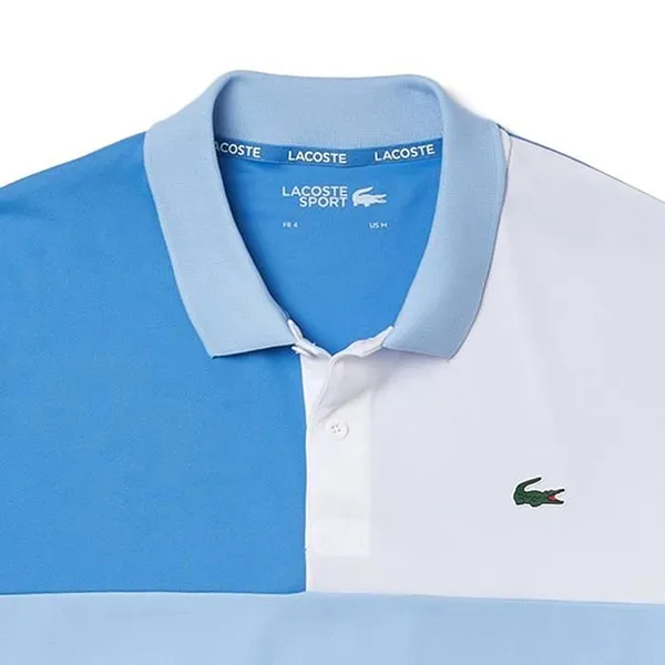 Áo Polo Lacoste Men's Sport Colorblock Piqué Polo DH2768 B40 Phối Màu Size 3