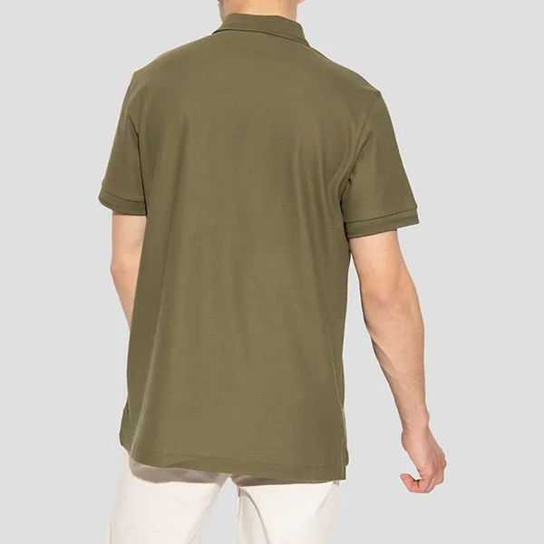 Áo Polo Nam Burberry Green Goldman Button Logo 8055239 Màu Xanh - Thời trang - Vua Hàng Hiệu