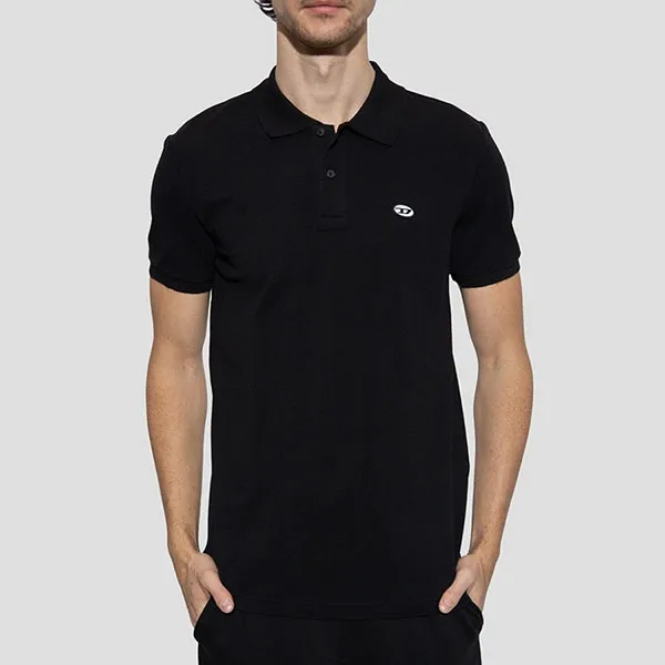 Áo Polo Nam Diesel Black With White Logo A03820 0AIJR 9XX Màu Đen - Thời trang - Vua Hàng Hiệu