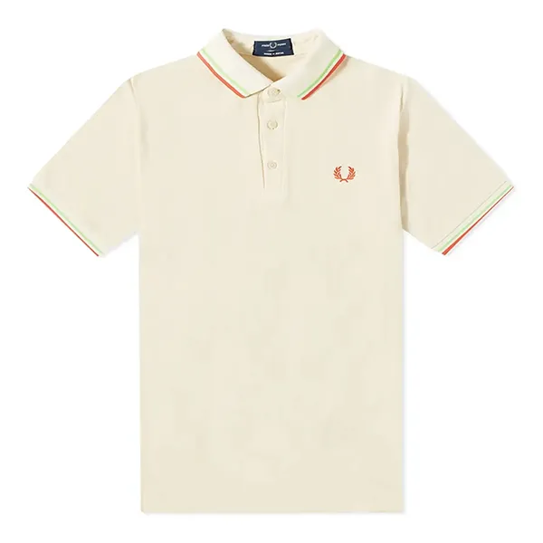 Áo Polo Nam Fred Perry Polo Shirt Chamomile M102 P57 Màu Kem Size XS