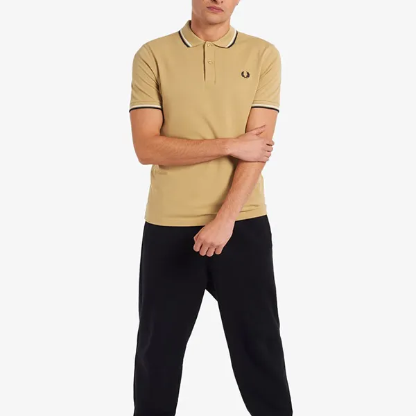 Áo Polo Nam Fred Perry Tipped Polo Shirt M3600 194 Màu Vàng Size XS - Thời trang - Vua Hàng Hiệu