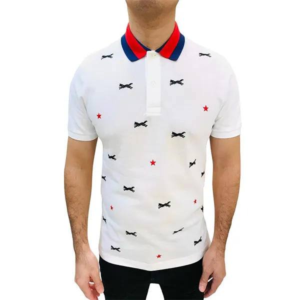 Áo Polo Nam Gucci White Polo Shirt 496758 Màu Trắng Size S - Thời trang - Vua Hàng Hiệu