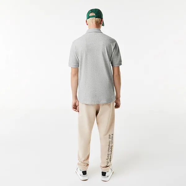 Áo Polo Nam Lacoste Men's Classic Fit Speckled Print Cotton Piqué Polo Shirt PH2363 73V Màu Xám Size 3 - Thời trang - Vua Hàng Hiệu