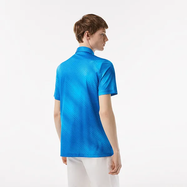 Áo Polo Nam Lacoste Men's Golf Printed Recycled Polyester Polo DH5175 ZMI Màu Xanh Dương Size 4 - Thời trang - Vua Hàng Hiệu