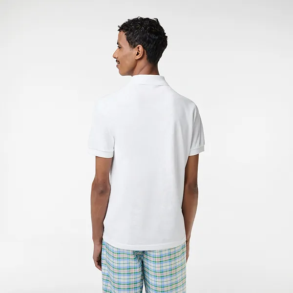 Áo Polo Nam Lacoste Men's Lacoste Cotton Mini-Piqué PH5076-00 Màu Trắng Size 4 - Thời trang - Vua Hàng Hiệu