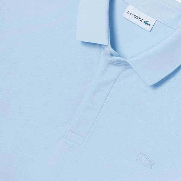 Áo Polo Dài Tay Nam Lacoste Men's Long Sleeve Paris Polo PH248E - T01 Màu Xanh Blue Size 4