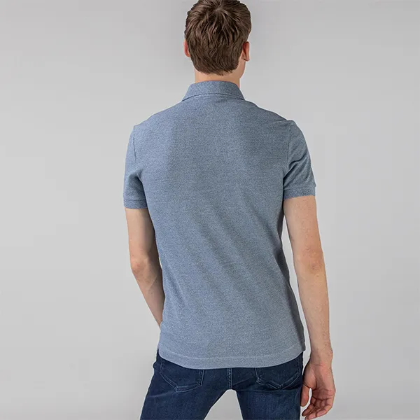 Áo Polo Nam Lacoste Men’s Paris Polo Regular Fit Stretch Cotton Piqué PH5522 1GF Màu Ghi Size 3