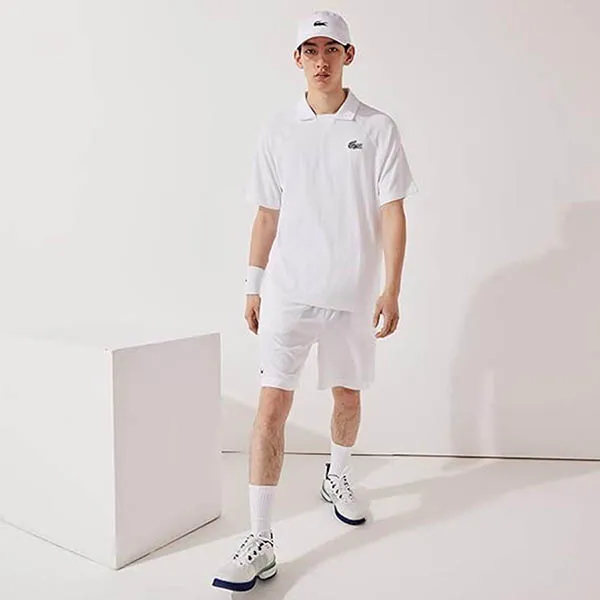 Áo Polo Nam Lacoste Men's Shirt DH6441-00 BAV Màu Trắng Size 2