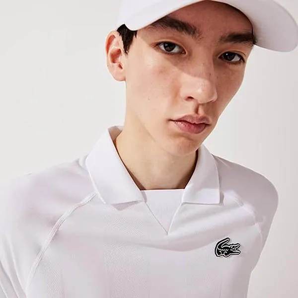 Áo Polo Nam Lacoste Men's Shirt DH6441-00 BAV Màu Trắng Size 2