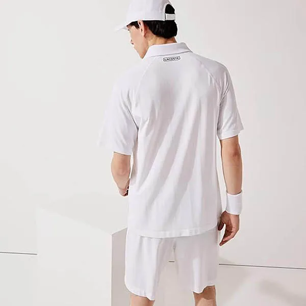 Áo Polo Nam Lacoste Men's Shirt DH6441-00 BAV Màu Trắng Size 2