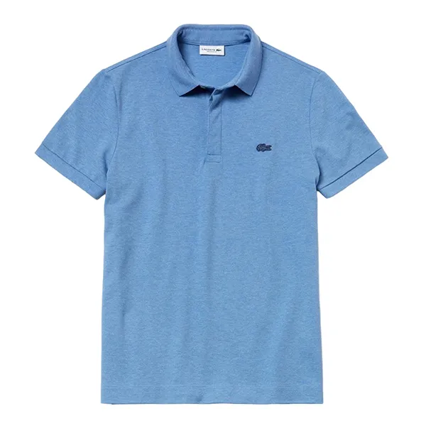Áo Polo Nam Lacoste Men's Stretch Cotton Smart Paris Polo PH5522 EUA Màu Xanh Blue Size 2