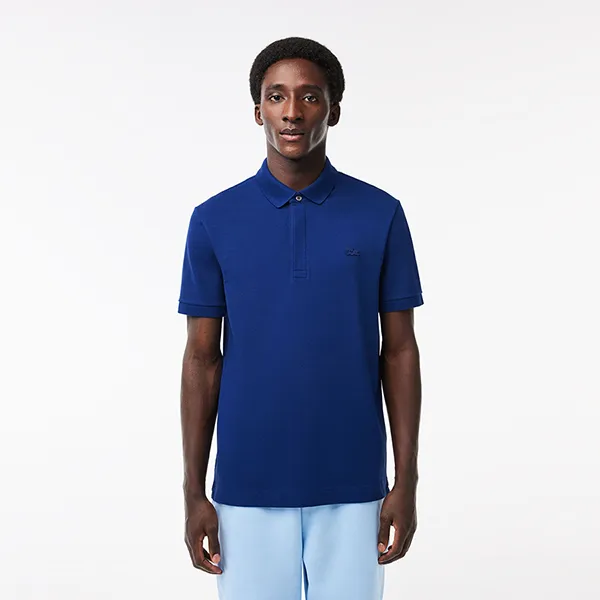 Áo Polo Nam Lacoste Men's Stretch Cotton Smart Paris Polo PH5522 F9F Màu Xanh Navy Size 3