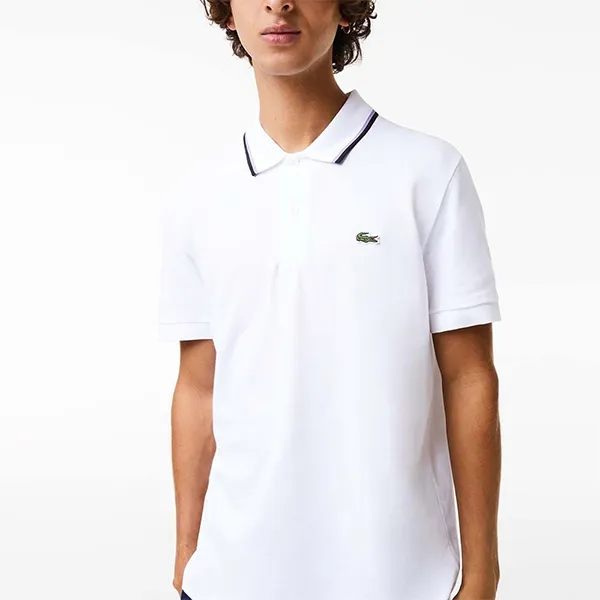 Áo Polo Nam Lacoste Basic White True Fit PH9531 001 Màu Trắng