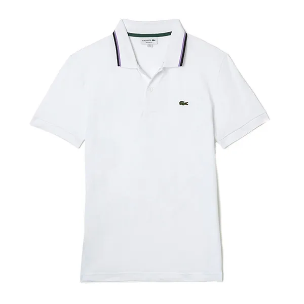 Áo Polo Nam Lacoste Basic White True Fit PH9531 001 Màu Trắng