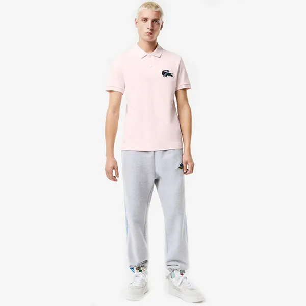 Áo Polo Nam Lacoste Organic Piqué Polo Shirt PH1369 T03 Màu Hồng Size 5 - Thời trang - Vua Hàng Hiệu