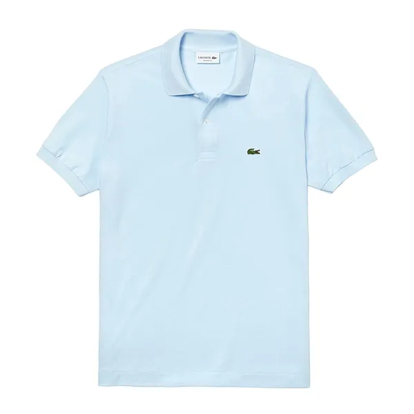 Áo Polo Nam Lacoste Original L.12.12 Petit Piqué Cotton Polo Shirt L1212 T01 Màu Xanh Da Trời Size 3 - Thời trang - Vua Hàng Hiệu