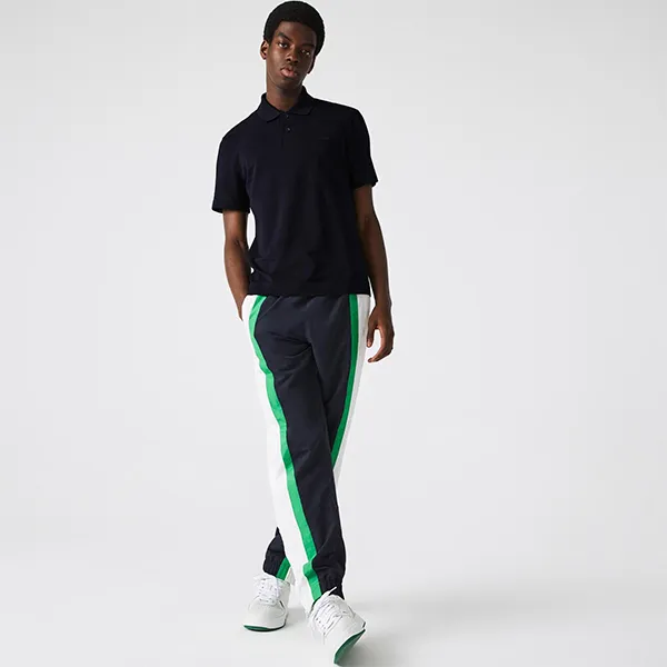 Áo Polo Nam Lacoste Regular Fit Light Breathable Piqué Polo PH8281 HDE Màu Tím Than Size 2