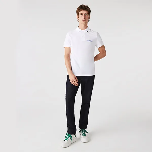 Áo Polo Nam Lacoste Regular Fit Polo Shirt PH0088 001 Màu Trắng Size 5