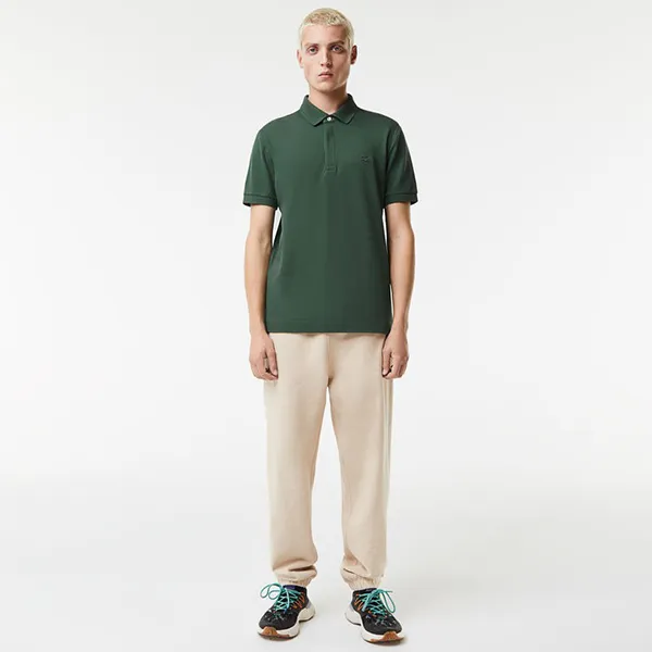 Áo Polo Nam Lacoste Smart Paris Stretch Cotton Piqué Polo Shirt PH5522 5HX Màu Xanh Rêu Size 3 - Thời trang - Vua Hàng Hiệu