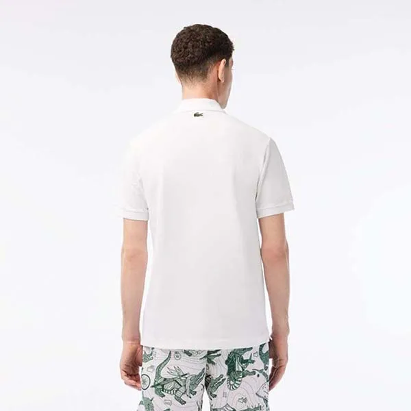 Áo Polo Nam Lacoste X Netflix Bridgerton PH7057 51 VIK Màu Trắng Size 4