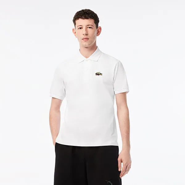 Áo Polo Nam Lacoste X Netflix Organic Cotton White PH7057 51 VIF Màu Trắng Size 3 - Thời trang - Vua Hàng Hiệu