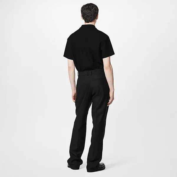 Áo Polo Nam Louis Vuitton LV Embroidered Signature Cotton Black 1AATR9 Màu Đen Size XS - Thời trang - Vua Hàng Hiệu