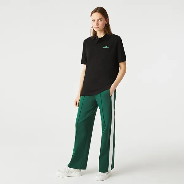 Áo Polo Unisex Lacoste Live Loose Fit Signature Cotton Polo PH2758 DNQ Màu Đen Size S
