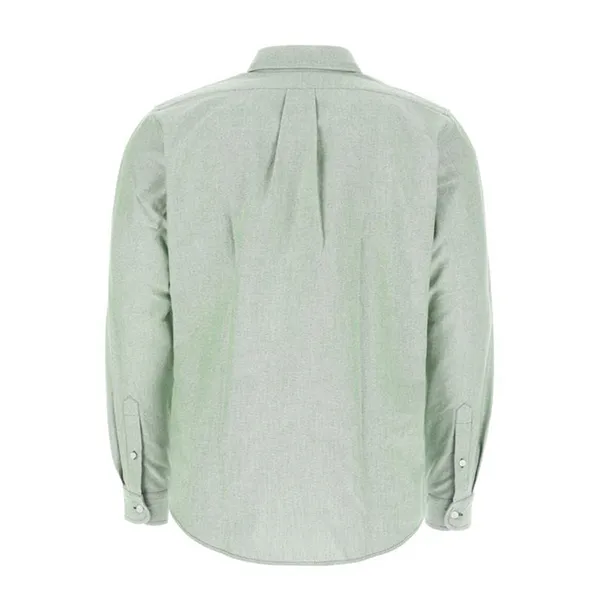 Áo Sơ Mi Nam Kenzo Pastel Green Logo Boke Flower Crest - FD55CH4109LO 57 Màu Xanh