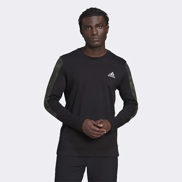 Áo Dài Tay Nam Adidas Camo LS T HL6897 Màu Đen - Thời trang - Vua Hàng Hiệu
