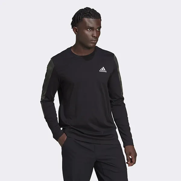 Áo Dài Tay Nam Adidas Camo LS T HL6897 Màu Đen - Thời trang - Vua Hàng Hiệu