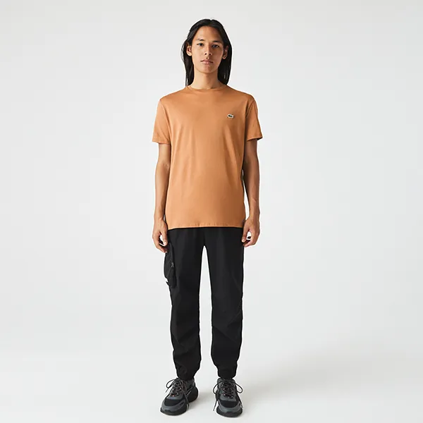 Áo Thun Nam Lacoste Men's Crew Neck Pima Cotton Jersey T-Shirt TH6709 Z0W Màu Nâu Size 3 - Thời trang - Vua Hàng Hiệu