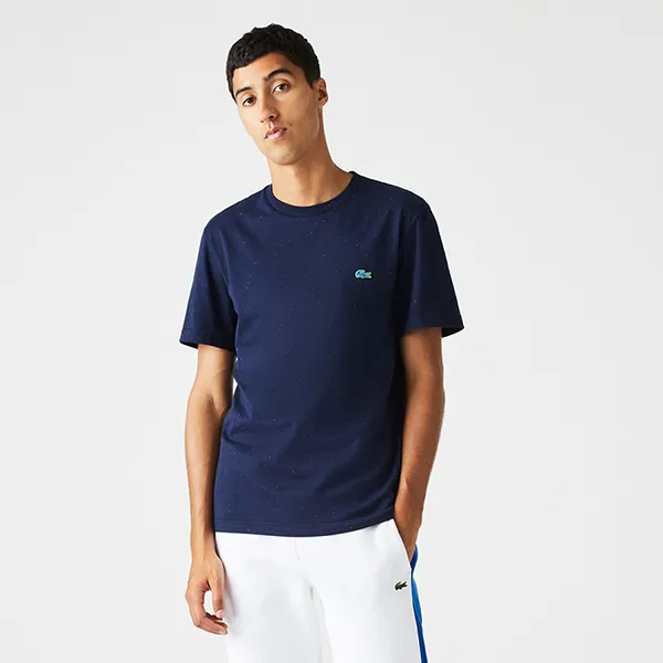 Áo Thun Nam Lacoste Men's Regular Fit Speckled Print Cotton Jersey T-Shirt TH1675 7CG Màu Xanh Navy Size 4 - Thời trang - Vua Hàng Hiệu