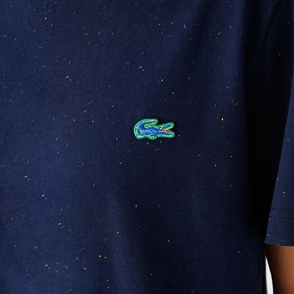 Áo Thun Nam Lacoste Men's Regular Fit Speckled Print Cotton Jersey T-Shirt TH1675 7CG Màu Xanh Navy Size 4 - Thời trang - Vua Hàng Hiệu