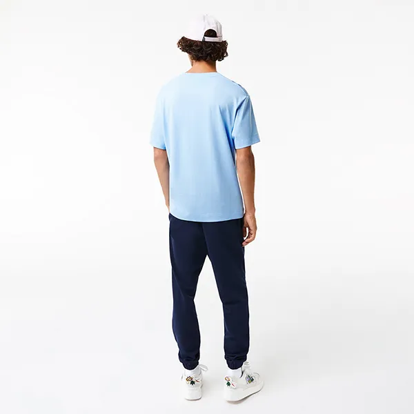 Áo Thun Nam Lacoste Men's Relaxed Fit Oversized Crocodile T-Shirt TH1410 LDM Màu Xanh Blue Size 3 - Thời trang - Vua Hàng Hiệu