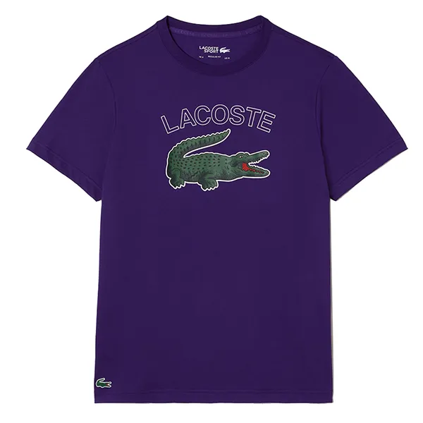Áo Thun Nam Lacoste Sport Crocodile Print Jersey T-Shirt TH9299 PFN Màu Tím Size 5 - Thời trang - Vua Hàng Hiệu