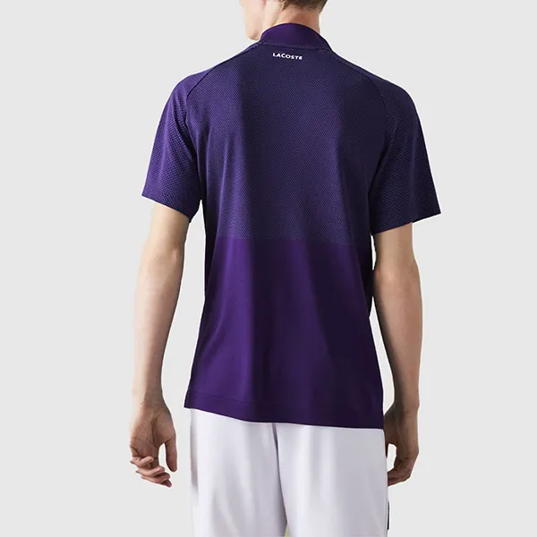 Áo Thun Nam Lacoste Sport Slim Fit Seamless Tennis T-Shirt DH9255 XD4 Màu Tím Size S