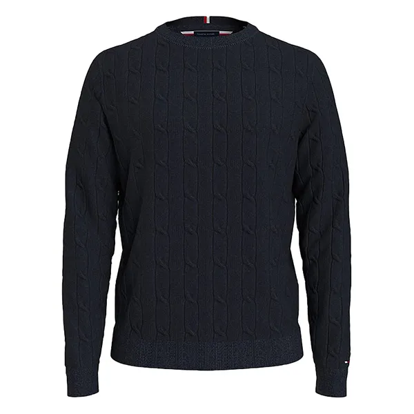 Áo Len Tommy Hilfiger Cable Knit 78J6868 - 410 Màu Xanh Navy Size XS