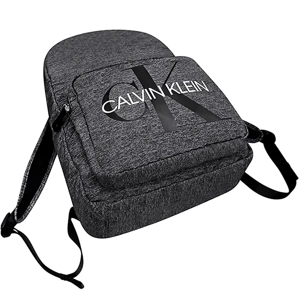 Balo Calvin Klein CK Monogram Logo Jersey Backpack Gray Màu Xám - Túi xách - Vua Hàng Hiệu
