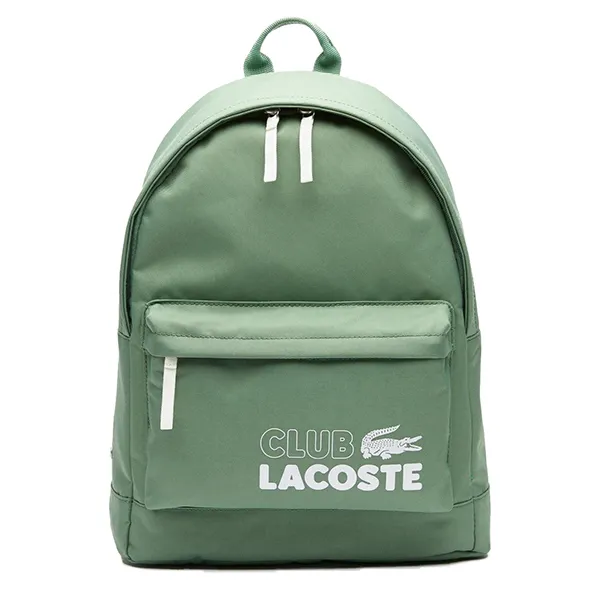 Balo Lacoste Unisex Neocroc Contrast Print Backpack NU4220NZ-L75 Màu Xanh Green - 1