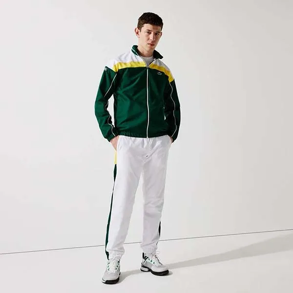 Bộ Quần Áo Gió Nam Lacoste Sport Lightweight Tracksuit WH6950 20J Màu Xanh Trắng Size 3 - Thời trang - Vua Hàng Hiệu