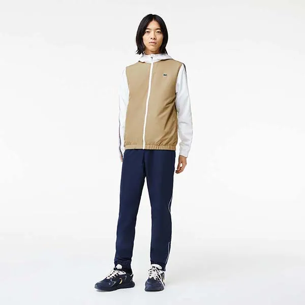 Bộ Thể Thao Lacoste Tracksuit WH5200-8X2 Màu Be Xanh Size 3