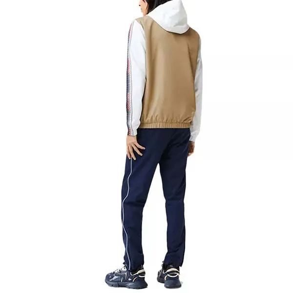 Bộ Thể Thao Lacoste Tracksuit WH5200-8X2 Màu Be Xanh Size 3