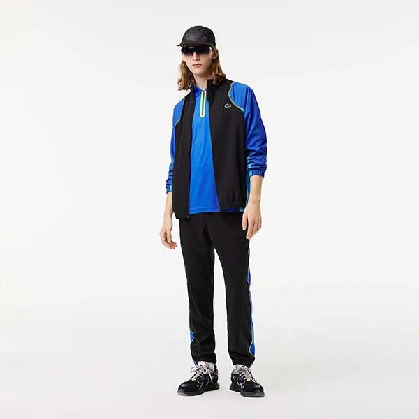 Bộ Thể Thao Nam Lacoste Men’s Tennis High Neck Jogger WH5213-AYF Màu Đen Xanh Size 3 - Thời trang - Vua Hàng Hiệu